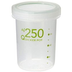 抗菌 保存容器 深型 ナチュラル 250ml クイッカーポット NF-250