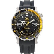 腕時計 SS BKシリコンストラップ+レザーストラップ 並行輸入品 2年保証 ANCHAR NH35A-510A522