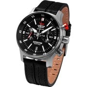 腕時計 SS BKレザーストラップ EXPEDITION NORTHPOLE1 並行輸入品 2年保証 E N P VK64-592A559