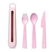 Silicon Holder w/Cutlery- Dusty Pink Hip(ヒップ) 34100100