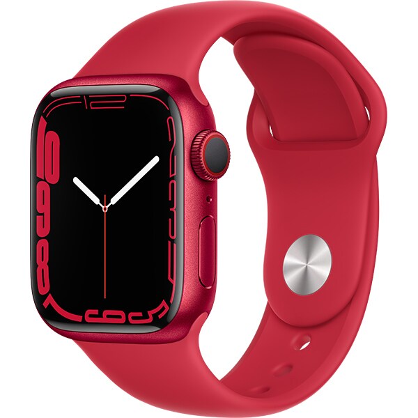 Apple Watch Series 7（GPS + Cellularモデル）- 41mm （PRODUCT）REDアルミニウムケースと（PRODUCT）REDスポーツバンド - レギュラー [MKHV3J/A]