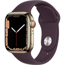 ヨドバシ.com - アップル Apple Apple Watch Series 7（GPS + Cellularモデル）-  41mmゴールドステンレススチールケースとダークチェリースポーツバンド - レギュラー MKHY3J/A 通販【全品無料配達】