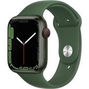 Apple Watch Series 7（GPS + Cellularモデル）- 45mmグリーンアルミニウムケースとクローバースポーツバンド - レギュラー [MKJR3J/A]