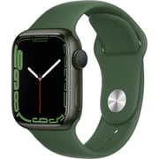 Apple Watch Series 7（GPSモデル）- 41mmグリーンアルミニウムケースとクローバースポーツバンド - レギュラー [MKN03J/A]