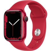 Apple Watch Series 7（GPSモデル）- 41mm （PRODUCT）REDアルミニウムケースと（PRODUCT）REDスポーツバンド - レギュラー [MKN23J/A]