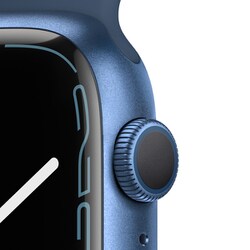 色移り有り Apple Watch 7 Cellularモデル 45mm ブルーアルミニウム