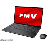 FMVN77F3B [ノートパソコン/FMV LIFEBOOK NHシリーズ/17.3型ワイド/Ryzen 7/メモリ 8GB/SSD 512GB/Windows 11 Home/Office Home ＆ Business 2021/ブライトブラック]