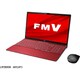 FMVA53F3R [ノートパソコン/FMV LIFEBOOK AHシリーズ/15.6型ワイド/Core i7/メモリ 8GB/SSD 512GB/Windows 11 Home/Office Home ＆ Business 2021/ガーネットレッド]