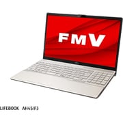 FMVA45F3GC [ノートパソコン/FMV LIFEBOOK AHシリーズ/15.6型ワイド/Ryzen 5/メモリ 16GB/SSD 256GB＋HDD 2TB/Windows 11 Home/Office Home ＆ Business 2021/シャンパンゴールド/ヨドバシカメラ限定モデル]