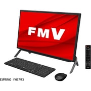 デスクトップパソコン/FMV/FHシリーズ/23.8型ワイド/Core i7-1165G7/メモリ 8GB/SSD 256GB+HDD 1TB/BDXLドライブ/Windows 11 Home 64ビット/Office Home and Business 2021/ブラック FMVF77F3B
