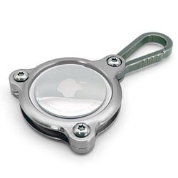 GT-430 [AirTag用 ケース ホルダー Solid bumper for AirTag シルバー]