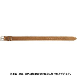 BCA247CD [腕時計革バンド 引き通し ブラウン 管幅8mm 美錠幅8mm]