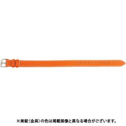 BCA247OL [腕時計革バンド 引き通し オレンジ 管幅14mm 美錠幅14mm]