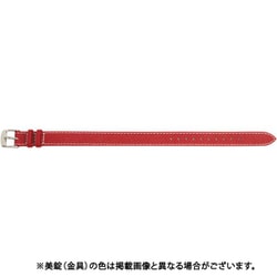 BCA247RL [腕時計革バンド 引き通し レッド 管幅14mm 美錠幅14mm]
