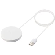 マグネット型ワイヤレス充電器 5W ホワイト W-MA01WH