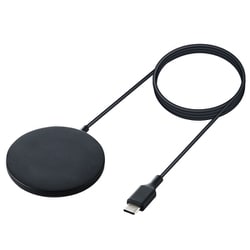 マグネット型ワイヤレス充電器 7.5W ブラック W-MA02BK