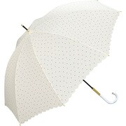 w.p.c （ワールドパーティ） 長傘 ミニマムハート オフ ホワイト 晴雨兼用傘 31458-01