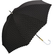 w.p.c （ワールドパーティ） 長傘 ミニマムハート ブラック 晴雨兼用傘 31458-01