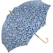 w.p.c （ワールドパーティ） 長傘 ワントーンフローラル ブラウン 晴雨兼用傘 57218-01