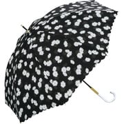 w.p.c （ワールドパーティ） 長傘 フローティングデイジー ブラック 晴雨兼用傘 60538-01