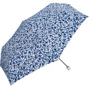 w.p.c (ワールドパーティ) 折りたたみ傘 ワントーンフローラルミニ ブラウン 晴雨兼用傘 5721-231