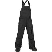 BARKLEY BIB OVERALL BLACK Mサイズ [スノーボード パンツ キッズ]
