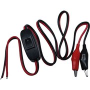 TRX-11SW 電源スイッチコードワニ口クリップ付