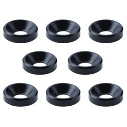 SGE-15BK 3mm アルミサラワッシャー ブラック