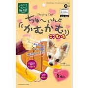 ちゅーいんぐかむかむ さつまいも [犬用おやつ 8枚入 全犬種用 牛皮ガム]