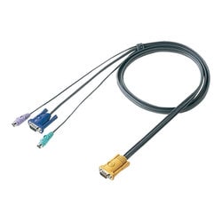 KVMスイッチケーブル 1.8m 追加ケーブル サンワサプライ製パソコン切替器専用 SW-KLP180N