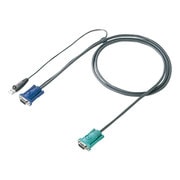 KVMスイッチケーブル 1.8m 追加ケーブル サンワサプライ製パソコン切替器専用 SW-KLU180N