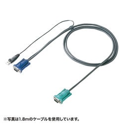 KVMスイッチケーブル 3m 追加ケーブル サンワサプライ製パソコン切替器専用 SW-KLU300N