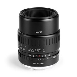 美品　銘匠光学　TTArtisan 40mm F2.8 MACRO E ブラック 新品)銘匠光学 (めいしょうこうがく) TTArtisan 40mm F2.8 MACRO
