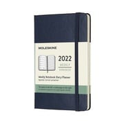 2022年1月から12月までの12か月ダイアリー サファイアブルー Pocket ウィークリー ハードカバー DHB2012WN2Y22