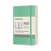 2022年1月から12月までの12か月ダイアリー アイスグリーン Pocket ウィークリー ソフトカバー DSK4612WN2Y22