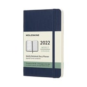 2022年1月から12月までの12か月ダイアリー サファイアブルー Pocket ウィークリー ソフトカバー DSB2012WN2Y22