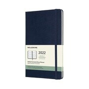 2022年1月から12月までの12か月ダイアリー サファイアブルー Large ホリゾンタル ハードカバー DHB2012WH3Y22