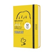 2022年1月から12月までの12か月ダイアリー イエロー Pocket デイリー ピーナッツ DPE12DC2Y22