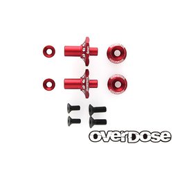 アルミワンピースアクスルシャフト 4mm(For OD/RWD フロント用