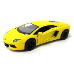 No.201-674 KiNSMART 1：36-38 ランボルギーニ マットカラーセット イエロー [ミニカー]