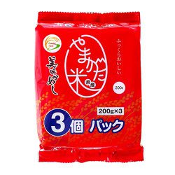 美味かめし 山形県産米 200g×3食パック（ごはんパック）