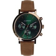 NOA クロノグラフ SS BR レザー PG/GR 38mm 並行輸入品 2年保証 LL148RFSN