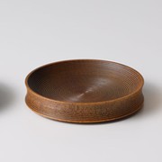 日本製 TURARI 食器 皿 Sサイズ:小 ブラウン レンジ・食洗機不可 ギフト箱入り