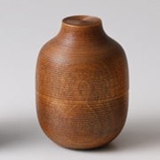 日本製 KARMI 食器 徳 茶筒 ブラウン 食洗機不可 ギフト箱入り