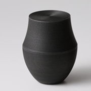 日本製 KARMI 食器 釜 茶筒 ブラック 食洗機不可 ギフト箱入り