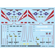 A-581 1/144 アシタのデカール アメリカ海軍 F-14A トムキャット VF-154 ブラックナイツ 50thアニバーサリー [プラモデル用品]