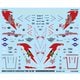 A-582 1/144 アシタのデカール アメリカ海軍 S-3B バイキング VS-21 ファイティングレッドテイルズ 厚木1994/2003 [プラモデル用品]