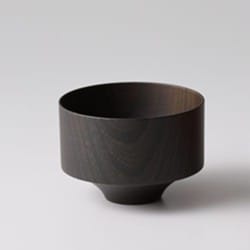 日本製 TSUMUGI 食器 汁椀 壺型 ブラック レンジ・食洗機不可 ギフト箱入り