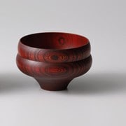 日本製 TSUMUGI 食器 汁椀 瓢型 レッド レンジ・食洗機不可 ギフト箱入り