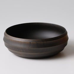 日本製 WAQWA 食器 Spoony ボウル [LL] ブラック レンジ・食洗機不可 ギフト箱入り